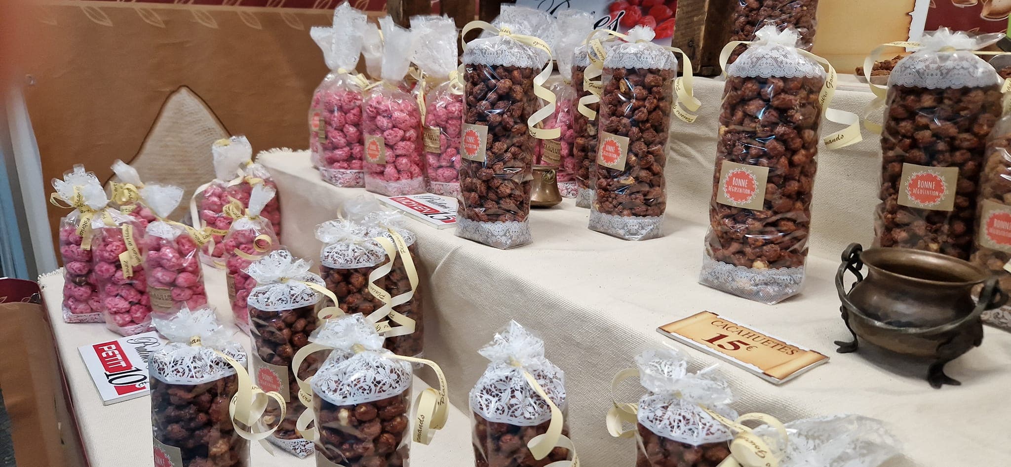 Notre étal sur les marchés